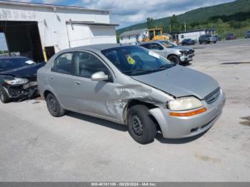  Salvage Chevrolet Aveo