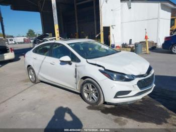  Salvage Chevrolet Cruze