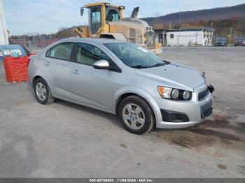  Salvage Chevrolet Sonic