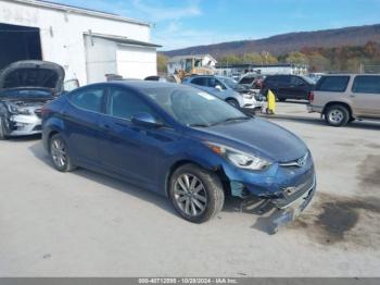  Salvage Hyundai ELANTRA