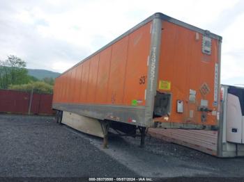  Salvage Wabash National Corp 53  Dry Van Semi Trailer