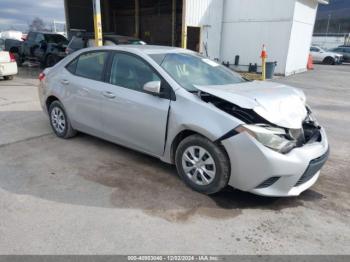  Salvage Toyota Corolla