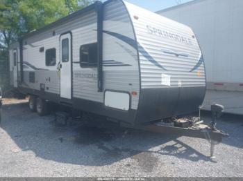  Salvage Keystone Hv Travel Trailer