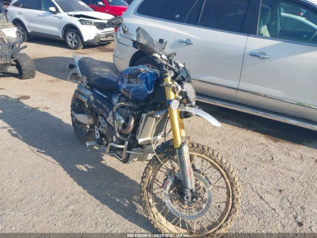  Salvage Triumph Motorcycle Scrambler