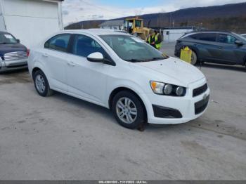  Salvage Chevrolet Sonic