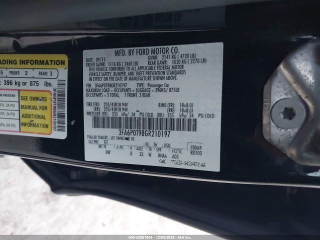 Ford Fusion Se Image 13