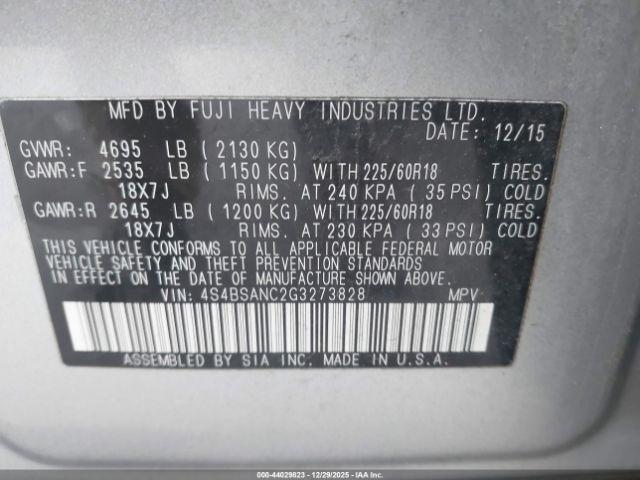 Subaru Outback 2.5i Limited Image 8