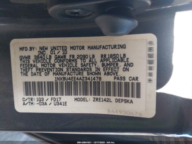 Toyota Corolla S Image 9