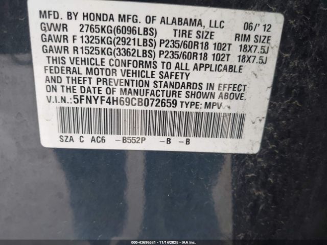 Honda Pilot Ex-l Image 8