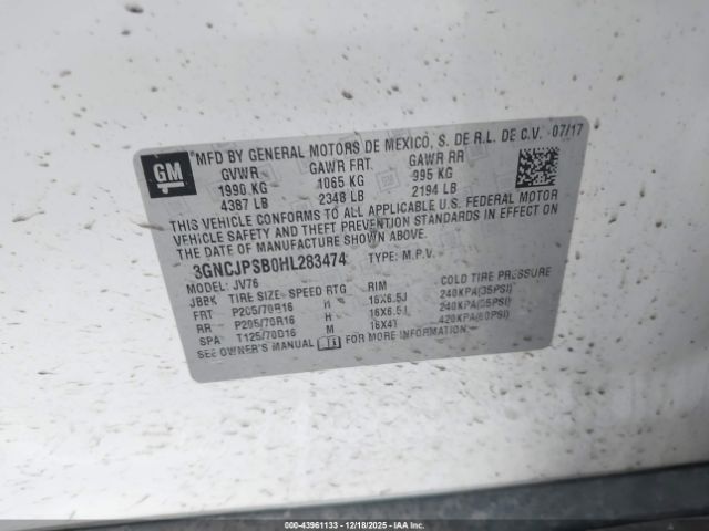 Chevrolet Trax Lt Image 2