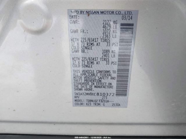 Nissan Rogue Sv Image 14